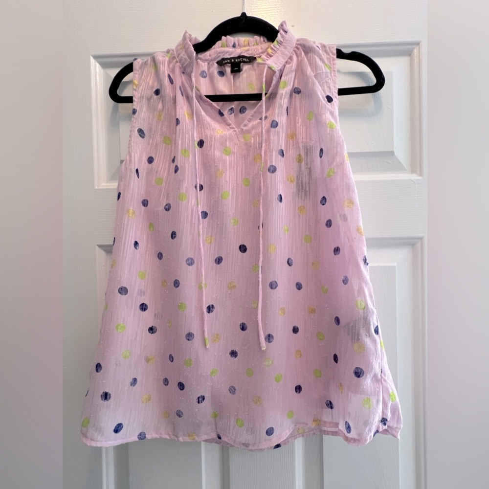 NWT-Zac & Rachel sleeveless, lined blouse in size Small.
